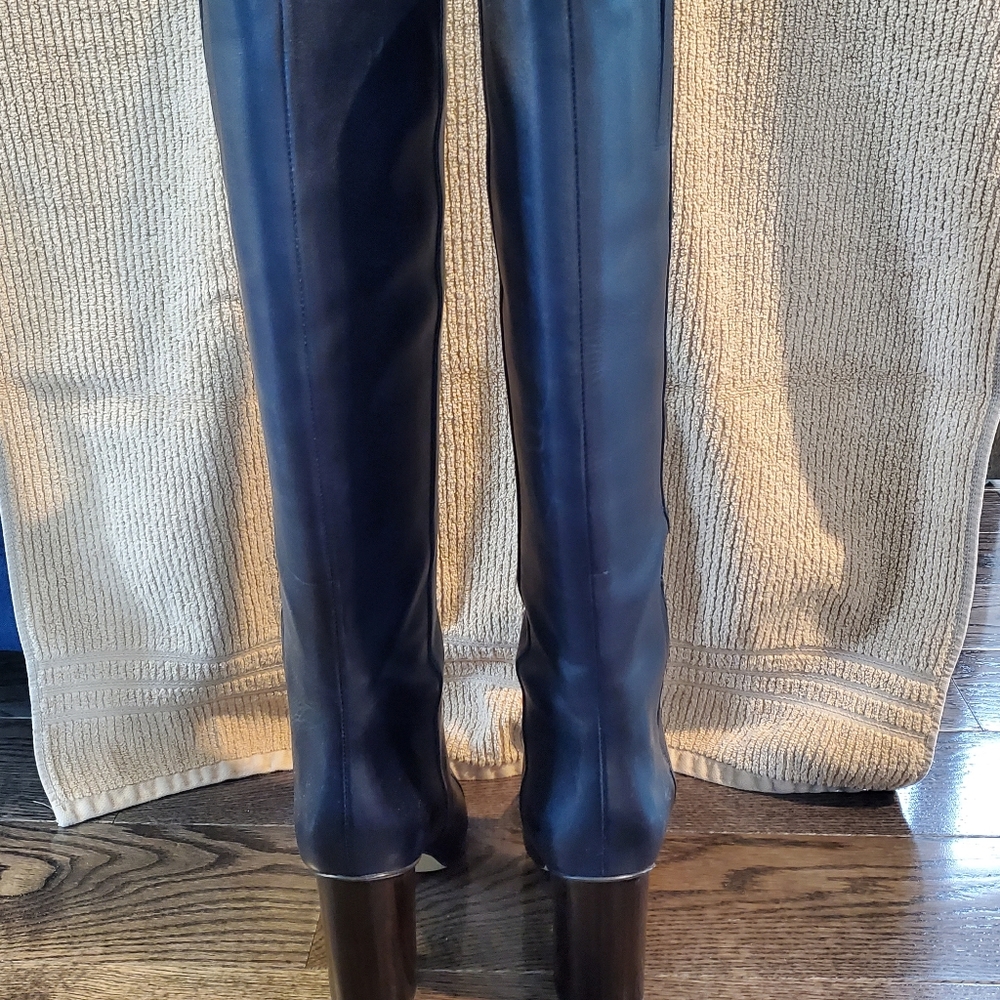 Navy Nine West Boots